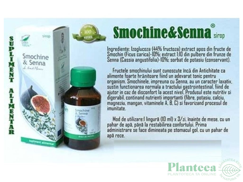 Sirop smochine senna 100ml - MEDICA