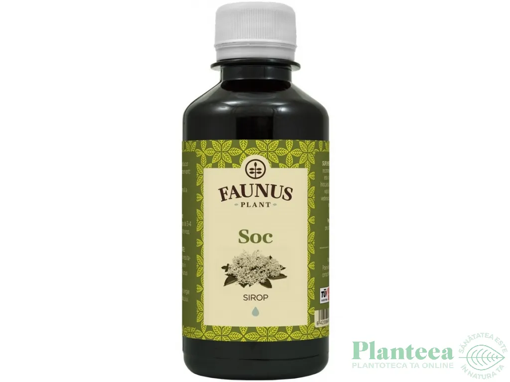 Sirop soc flori 200ml - FAUNUS