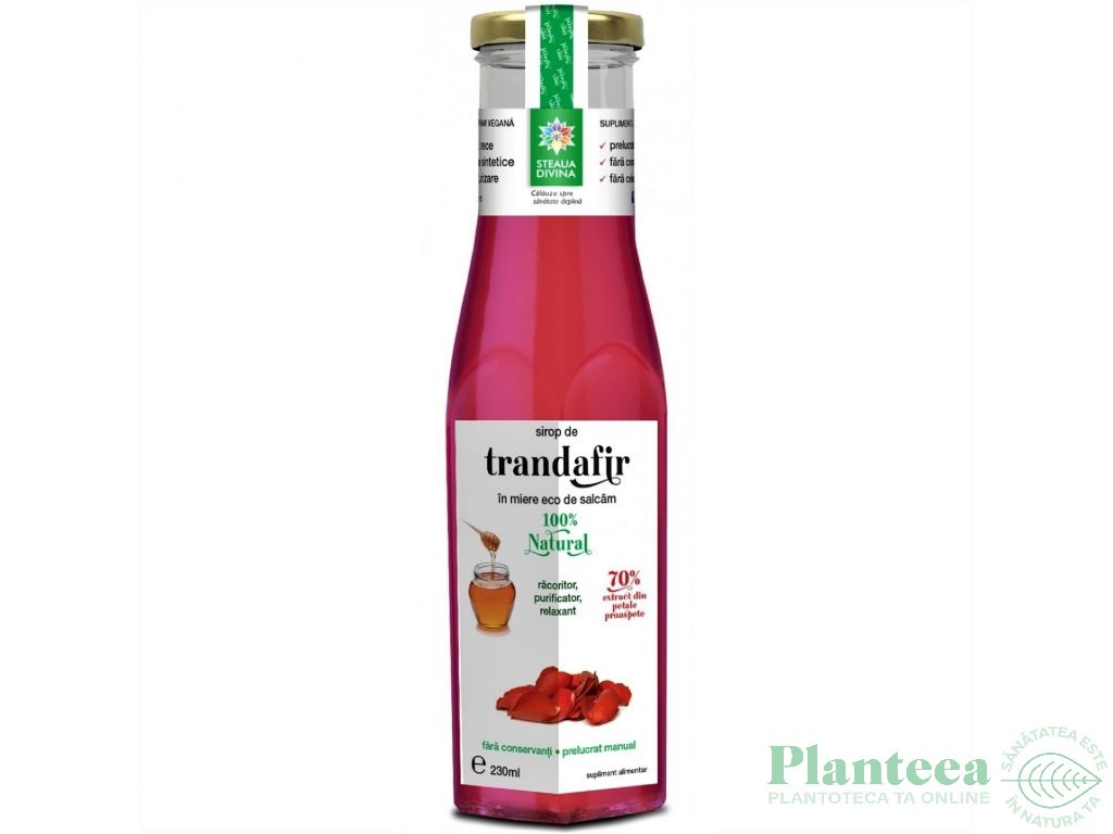 Sirop trandafir in miere 230ml - SANTO RAPHAEL