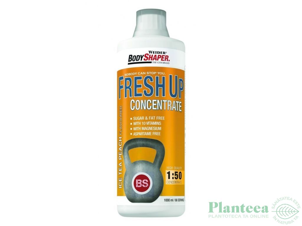 Concentrat lichid vitamine Fresh up ceai piersica 1L - BODY SHAPER