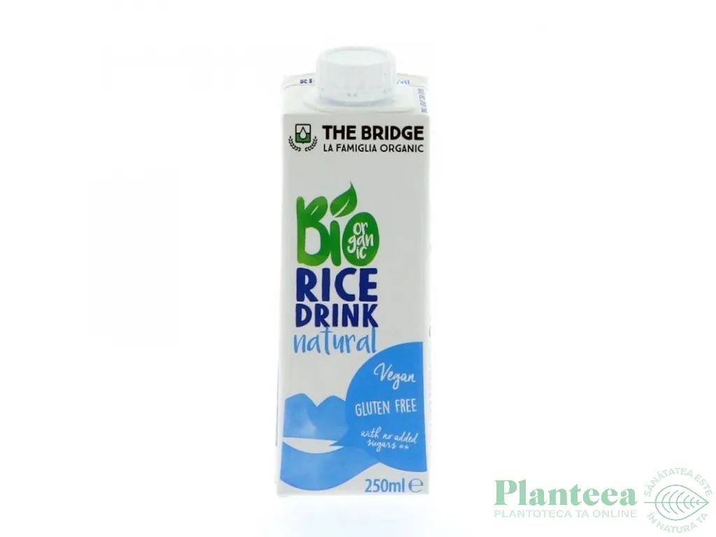 Lapte orez simplu eco 250ml - THE BRIDGE