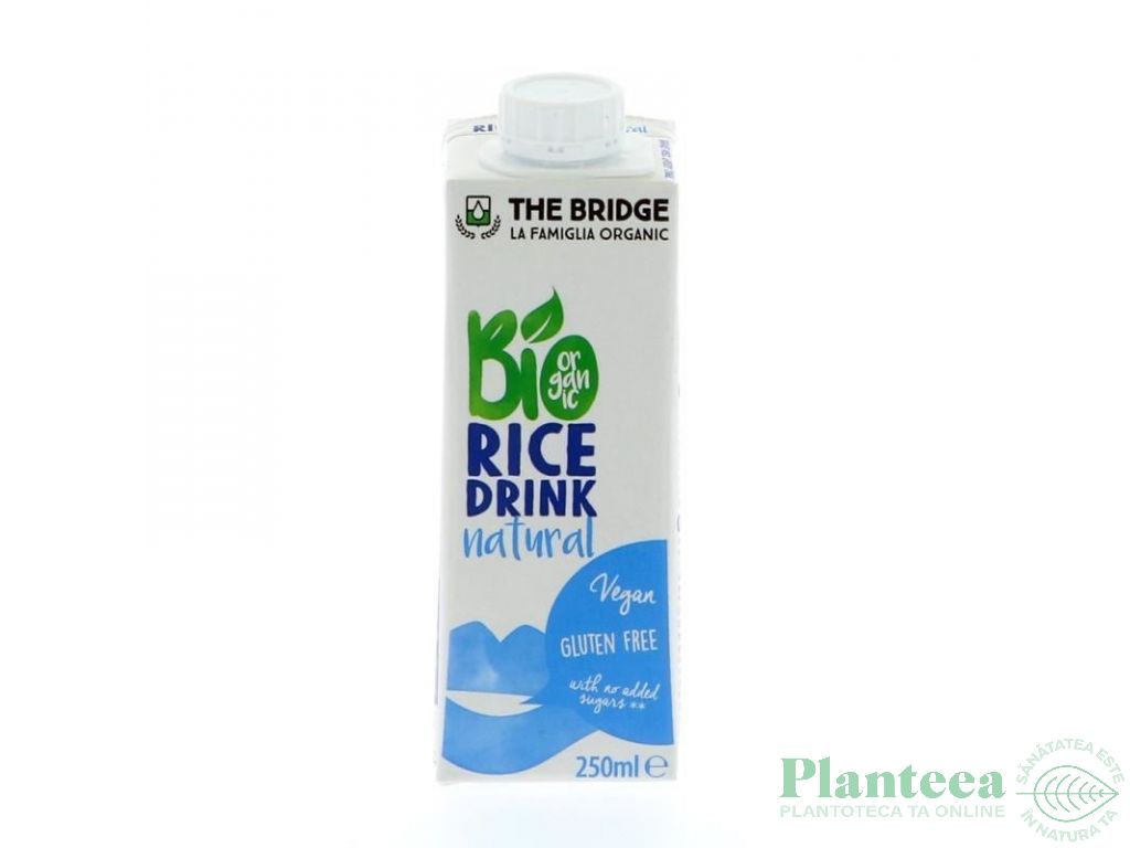 Lapte orez simplu eco 250ml - THE BRIDGE
