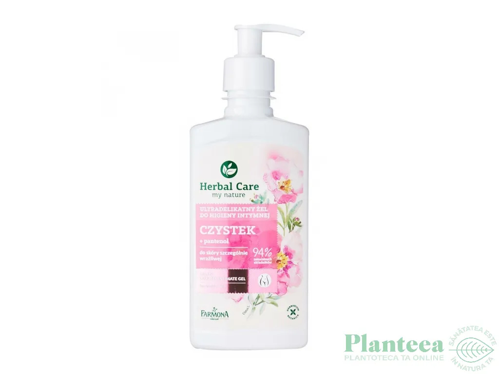 Gel igiena intima delicat cistus panthenol Herbal Care 330ml - FARMONA