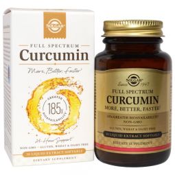 Curcumin full spectrum 30cps - SOLGAR