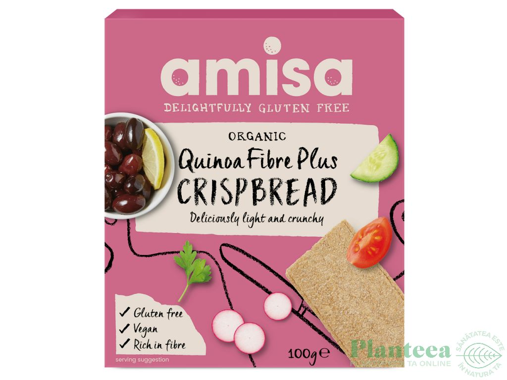 Painici crocante quinoa fara gluten 100g - AMISA