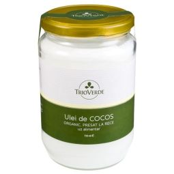 Ulei cocos virgin uz alimentar organic 720ml - TRIO VERDE