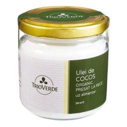 Ulei cocos virgin uz alimentar organic 200ml - TRIO VERDE