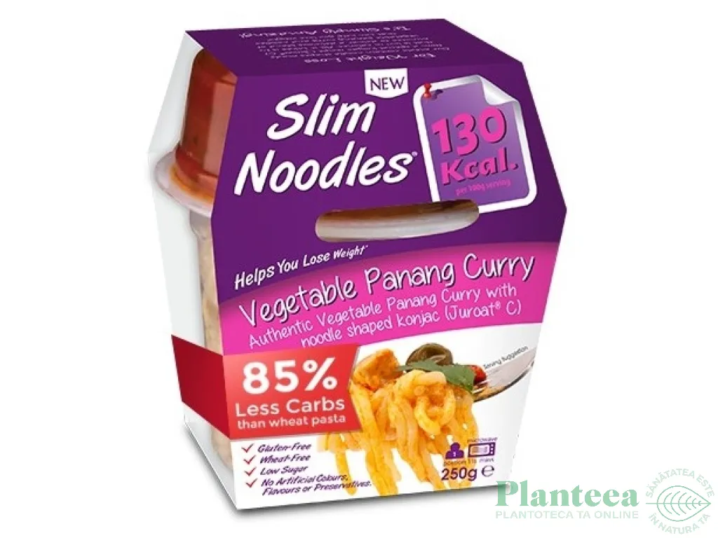 Meniu taitei konjac curry legume Panang 250g - SLIM PASTA
