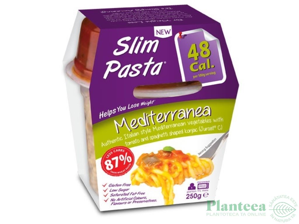 Meniu taitei konjac legume Mediterranea 250g - SLIM PASTA