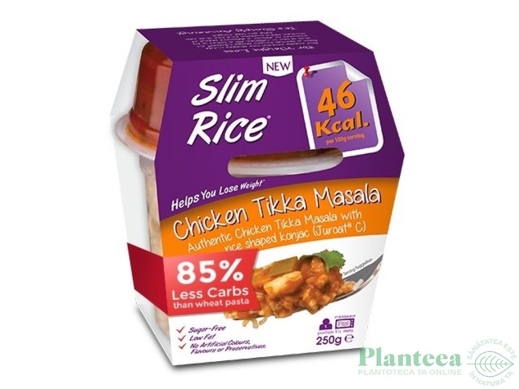 Meniu orez konjac pui Tikka Masala 250g - SLIM PASTA