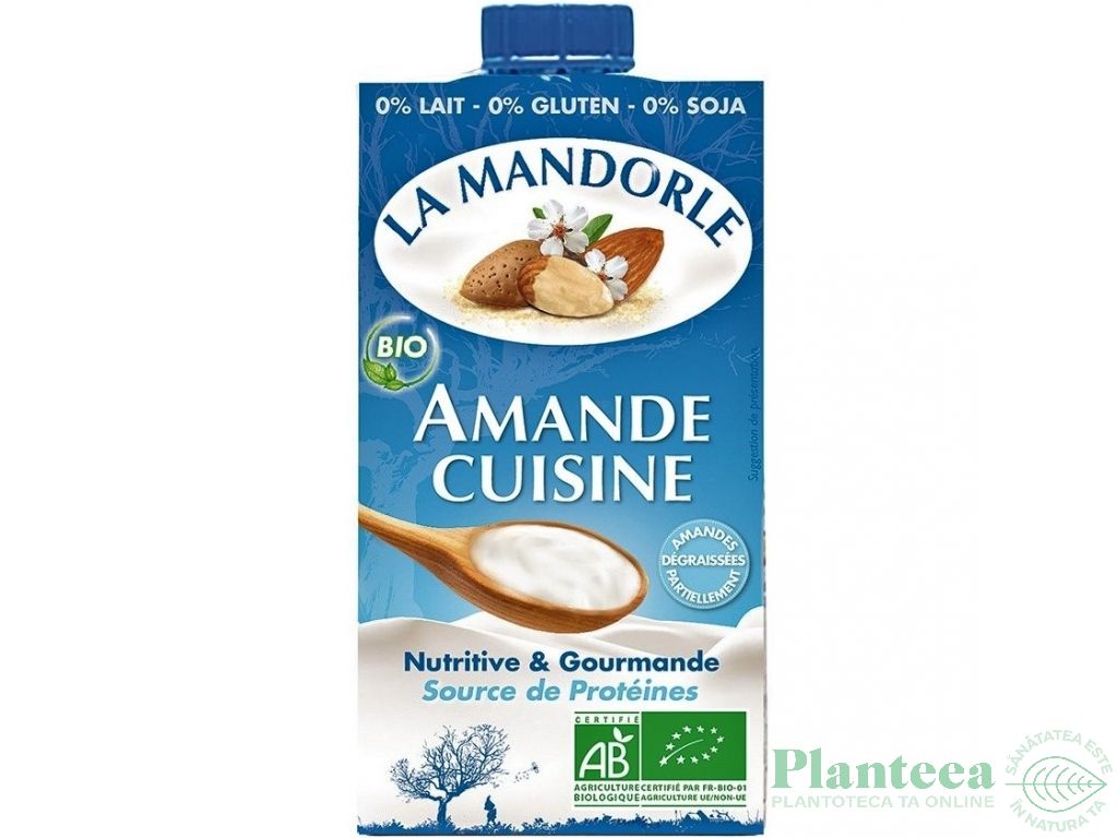 Crema vegetala migdale eco 250ml - LA MANDORLE