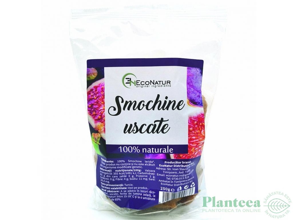 Smochine lerida uscate 250g - ECONATUR