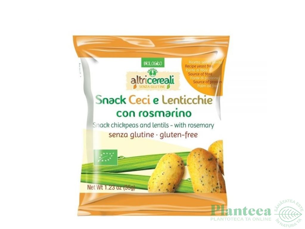 Snacks naut linte rozmarin eco 35g - PROBIOS