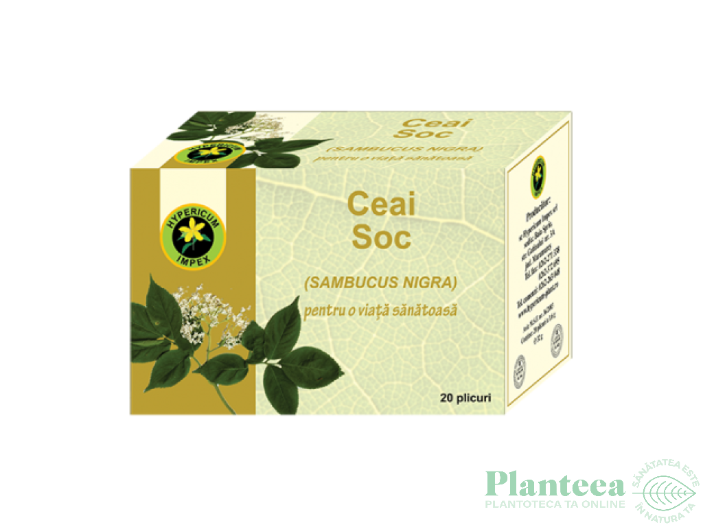 Ceai soc flori 20dz - HYPERICUM PLANT