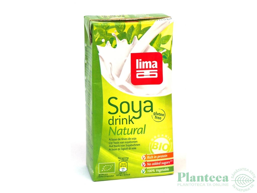 Lapte soia simplu bio 500ml - LIMA