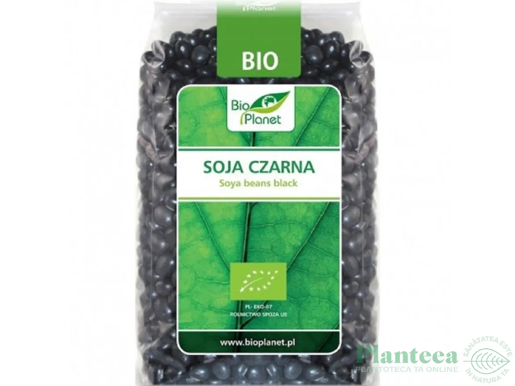 Soia neagra boabe eco 400g - BIO PLANET