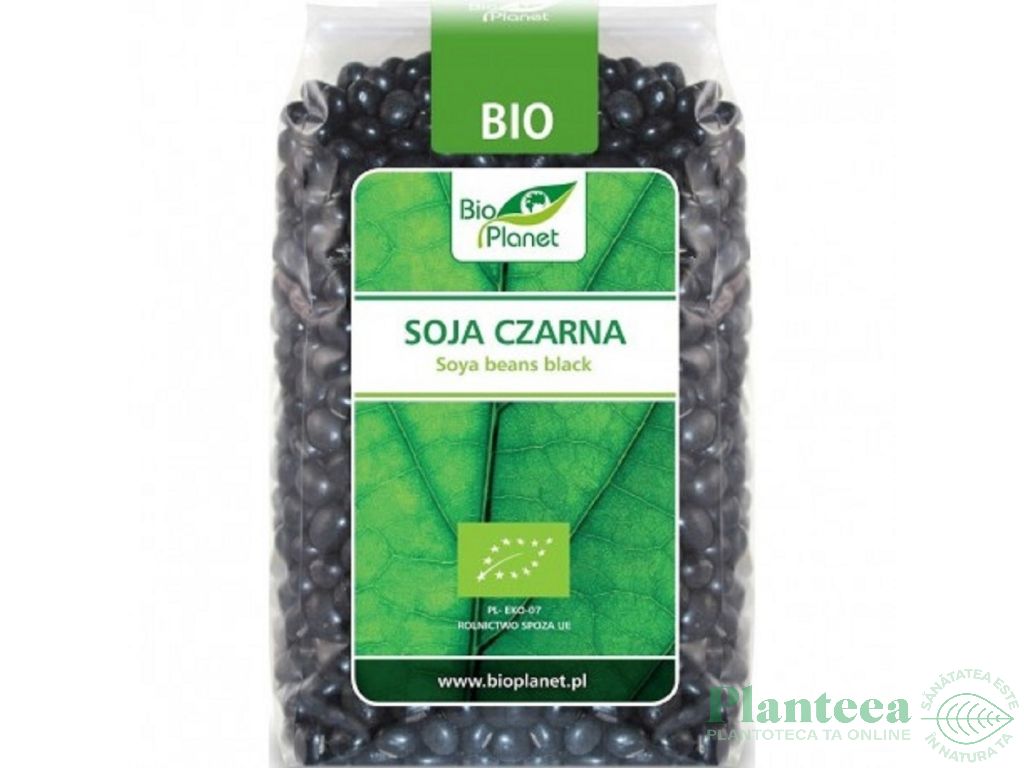 Soia neagra boabe eco 400g - BIO PLANET
