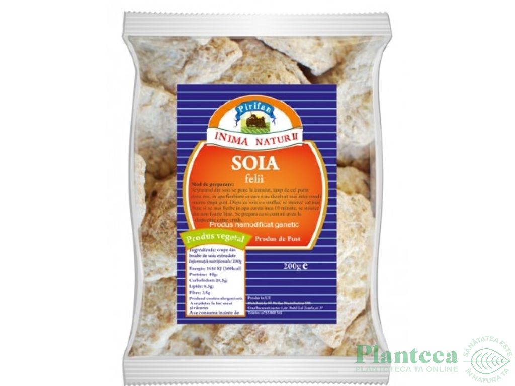 Soia texturata felii 100g - PIRIFAN