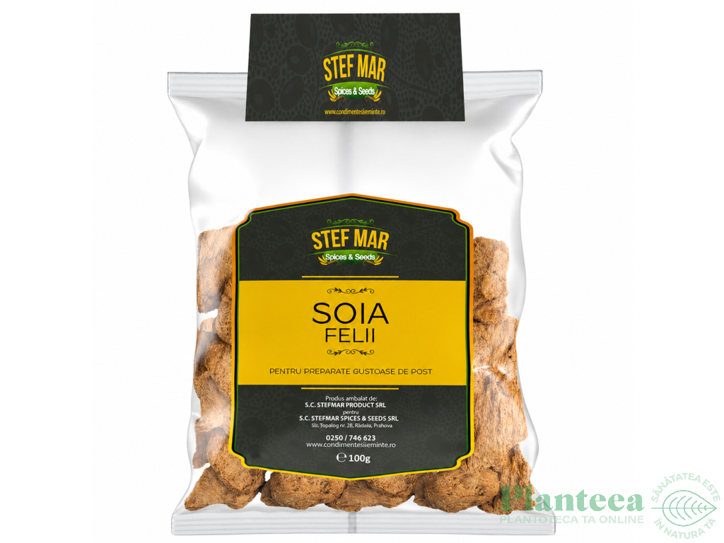 Soia texturata felii 100g - STEF MAR