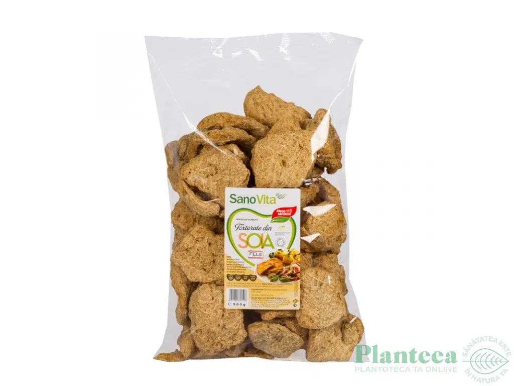 Soia texturata felii 500g - SANOVITA