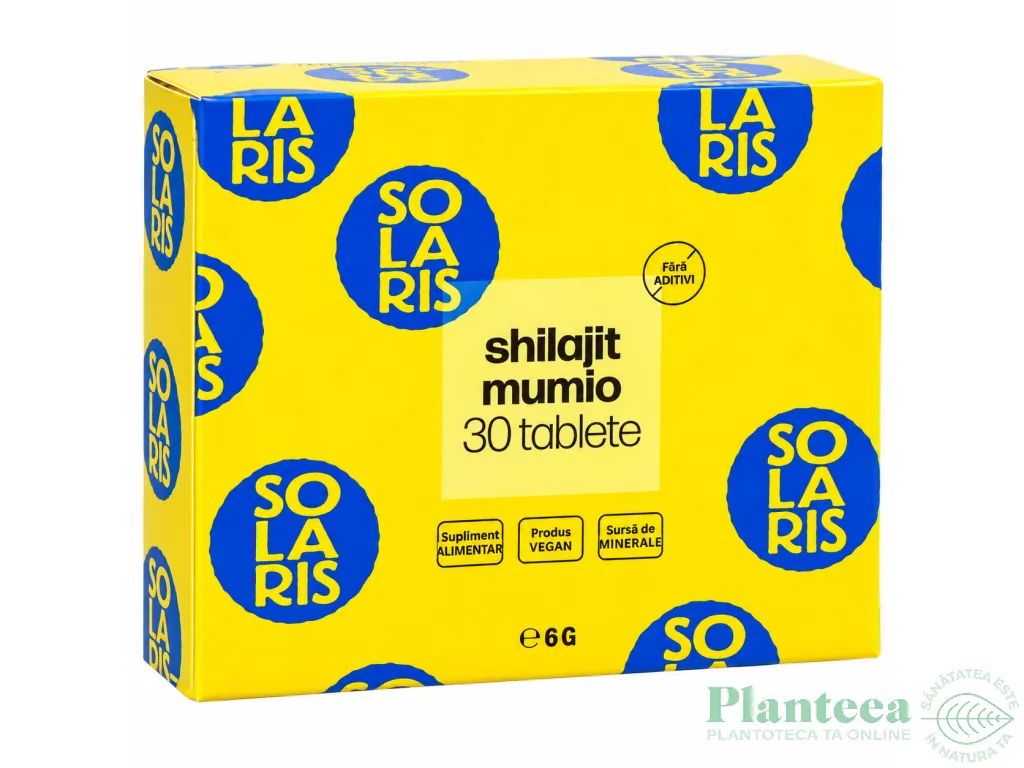 Shilajit mumio 200mg 30tb - SOLARIS