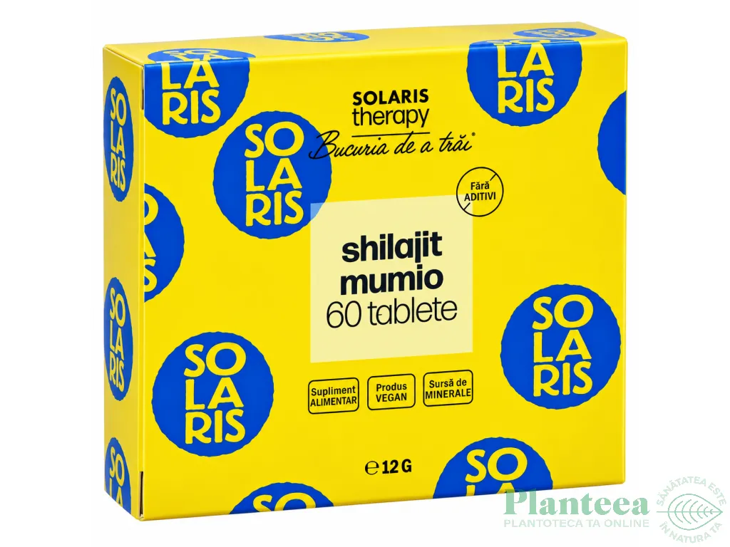 Shilajit mumio 200mg 60tb - SOLARIS