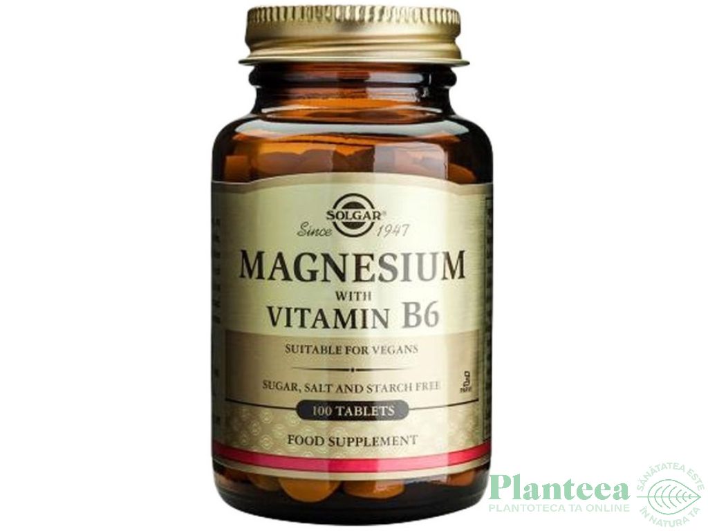 Magnesium B6 100cp - SOLGAR
