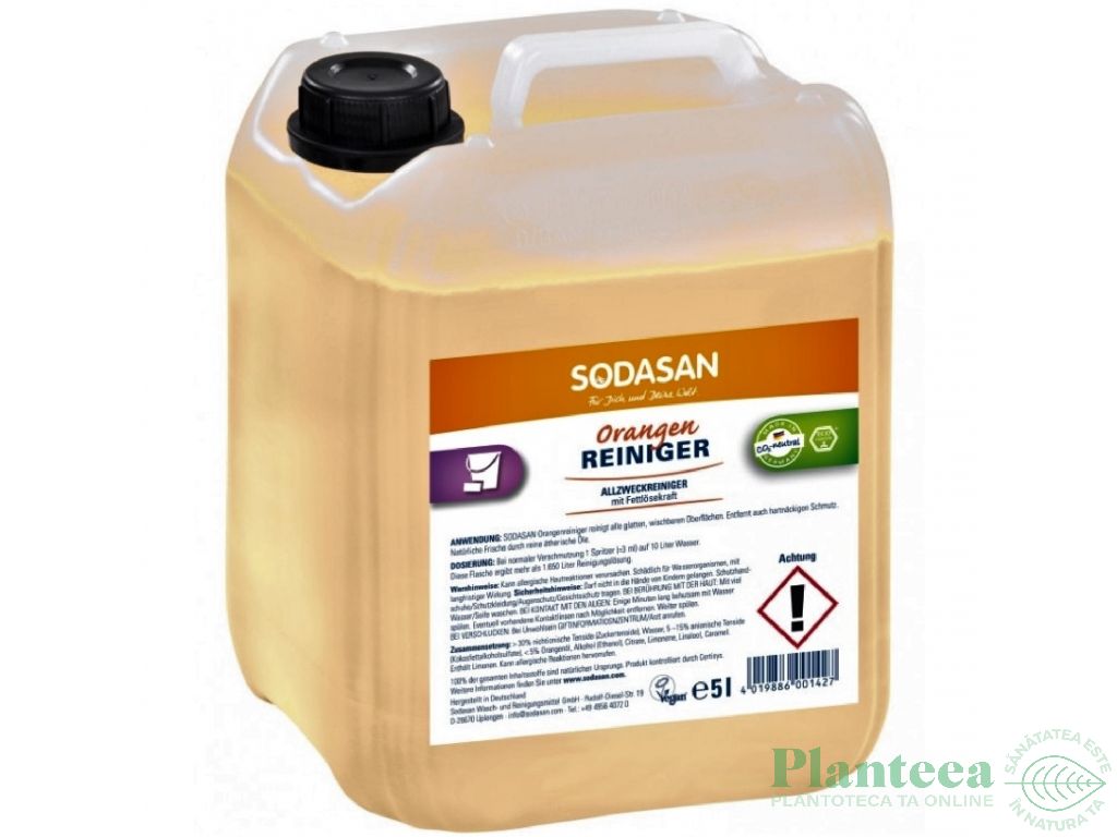 Detergent lichid universal portocale 5L - SODASAN