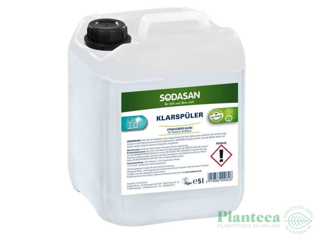 Solutie clatire vase masina spalat 5L - SODASAN