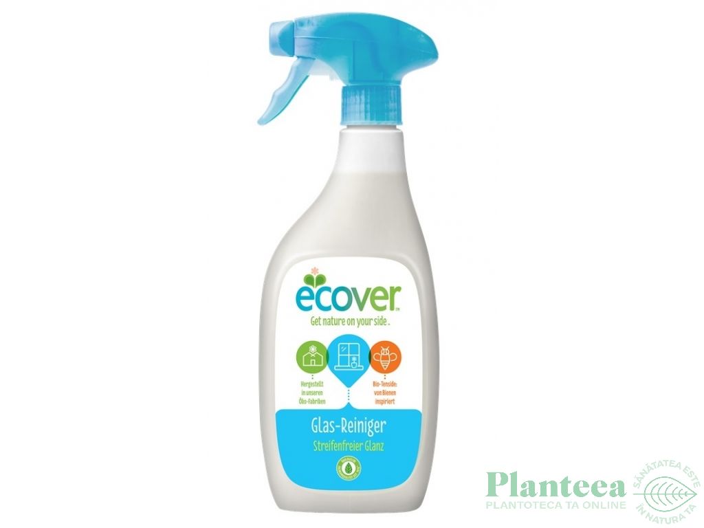 Solutie curatat suprafete sticla ferestre 500ml - ECOVER