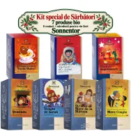 Kit 7Ceaiuri Sarbatoare [Semineu + Noapte + Strudel mere + Mere Coapte + Turta dulce + Elixir scortisoara + Vin fiert] eco 7b - SONNENTOR