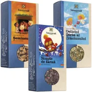 Kit 3Ceaiuri Craciun vrac [Semineu + Noapte Iarna + Deliciul Craciunului] eco 3b - SONNENTOR