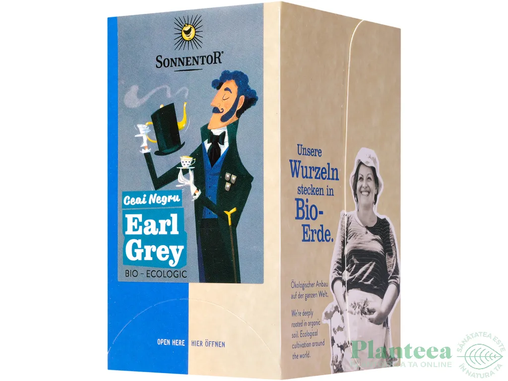 Ceai negru earl grey eco 18dz - SONNENTOR
