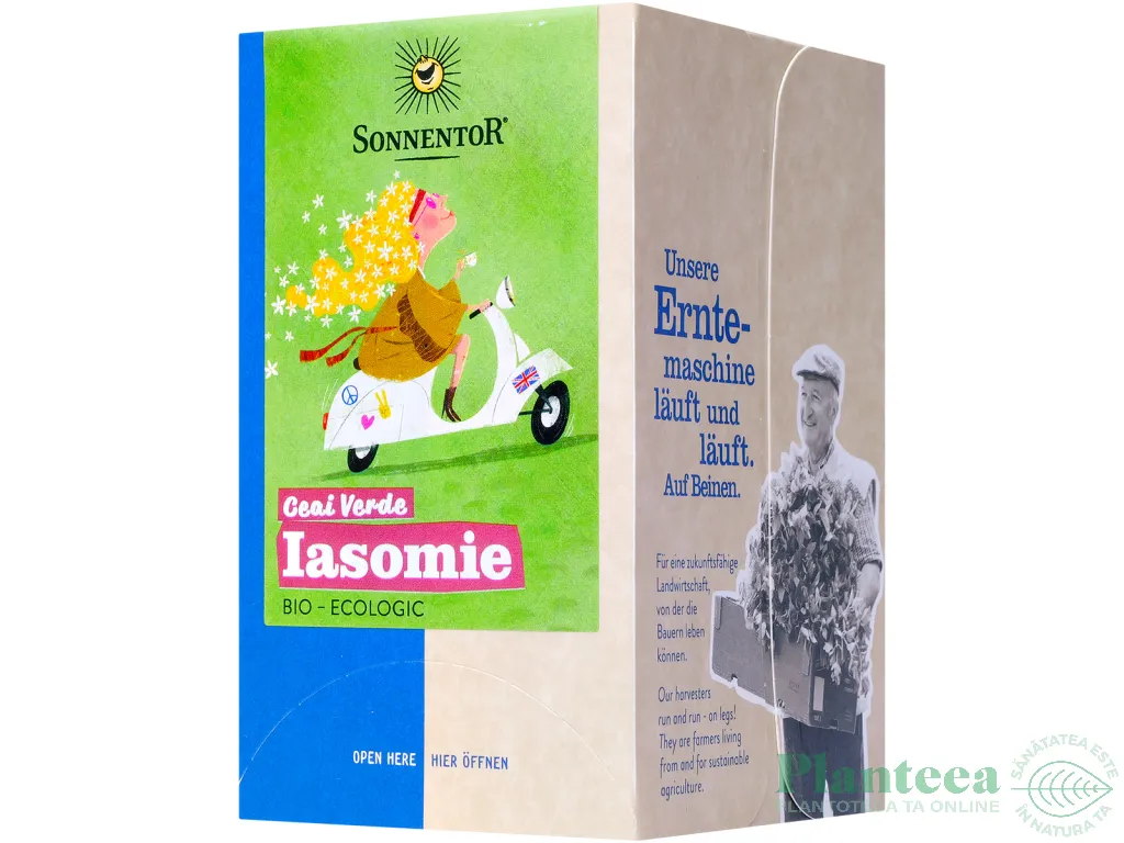 Ceai verde iasomie eco 18dz - SONNENTOR