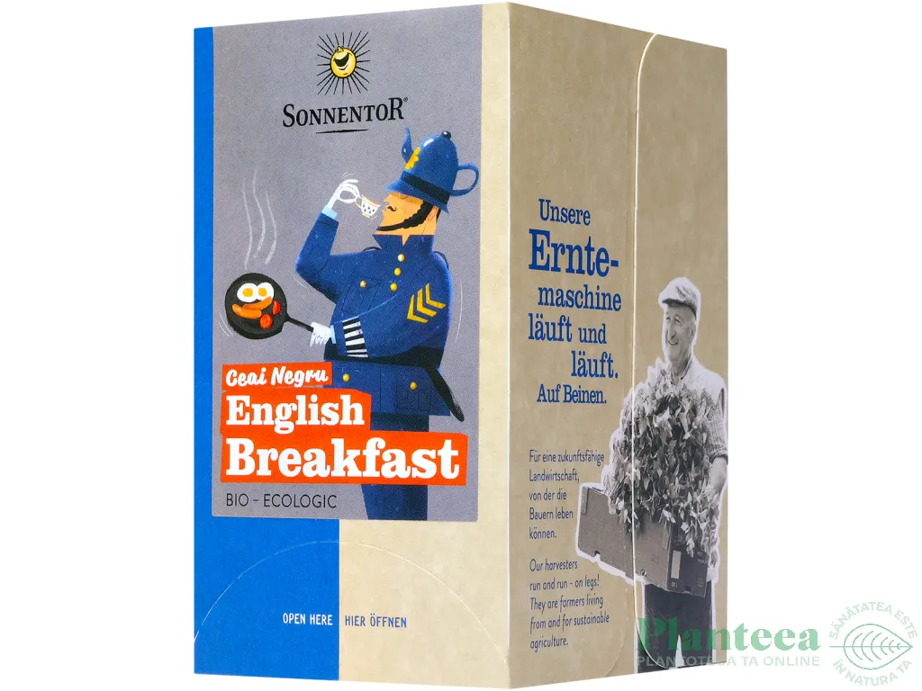 Ceai negru english breakfast eco 18dz - SONNENTOR