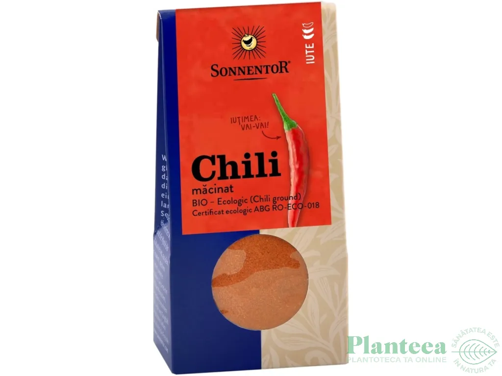 Condiment chilli macinat eco 40g - SONNENTOR