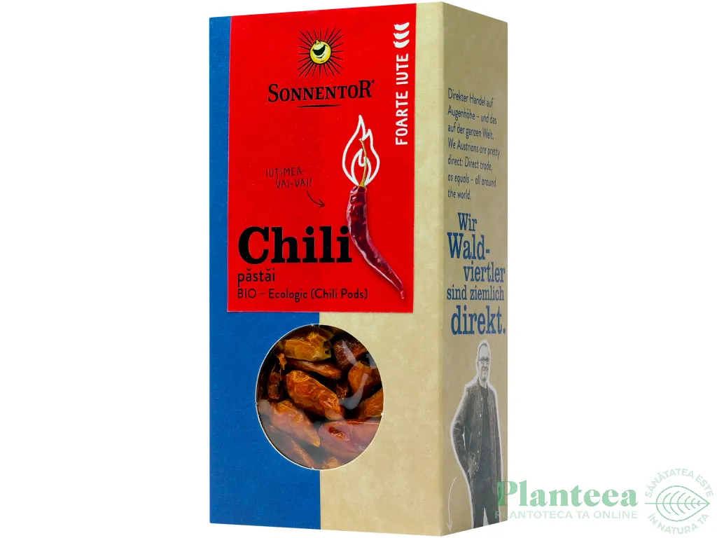 Condiment chilli intreg eco 25g - SONNENTOR