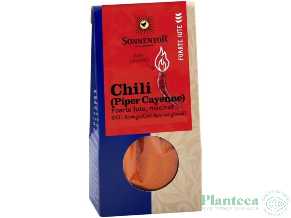 Condiment chilli iute macinat eco 40g - SONNENTOR