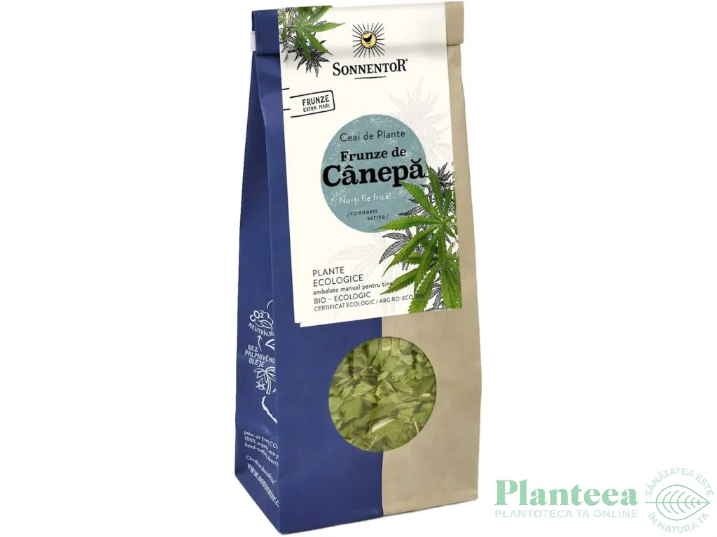 Ceai canepa frunze eco 40g - SONNENTOR