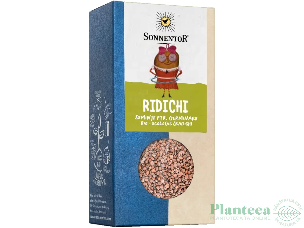 Seminte ridichi pt germinat eco 120g - SONNENTOR