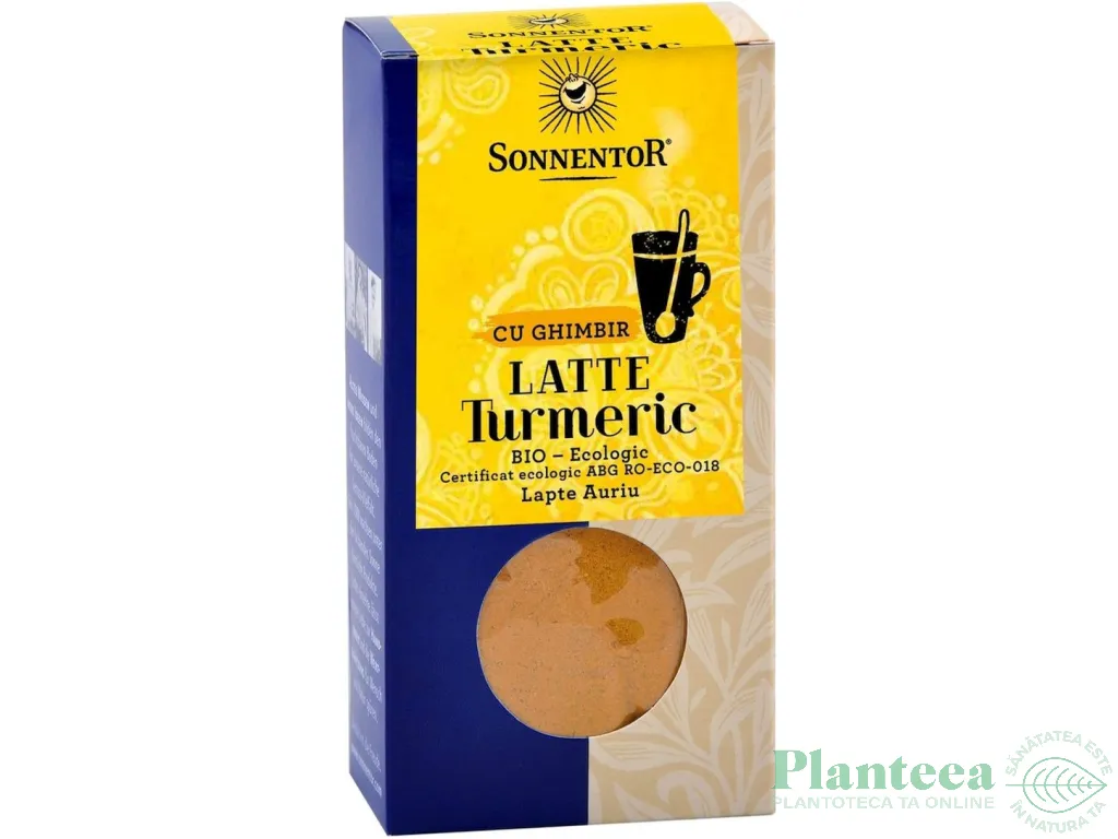 Latte instant turmeric ghimbir eco 60g - SONNENTOR