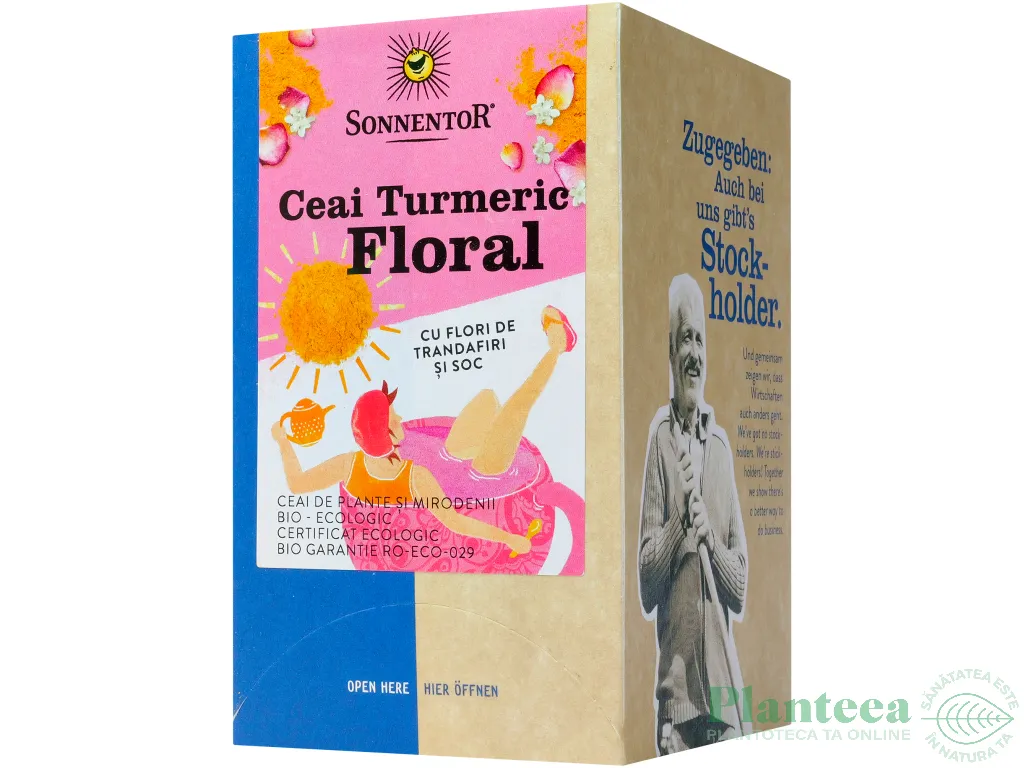 Ceai Turmeric floral eco 18dz - SONNENTOR