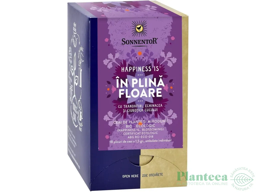 Ceai Happiness is In Plina Floare eco 18dz - SONNENTOR