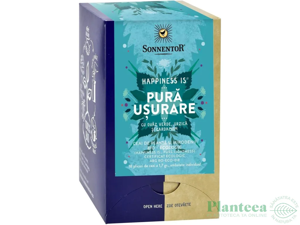 Ceai Happiness is Pura Usurare eco 18dz - SONNENTOR