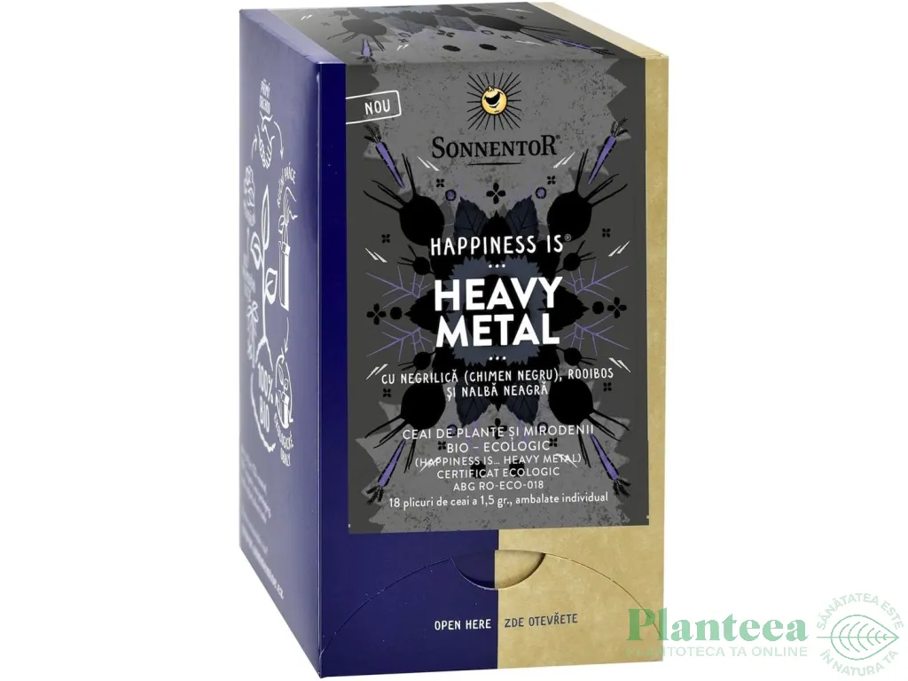 Ceai Happiness is Heavy Metal eco 18dz - SONNENTOR