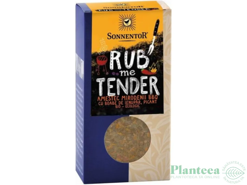 Mirodenii amestec pt BBQ rub me tender eco 60g - SONNENTOR