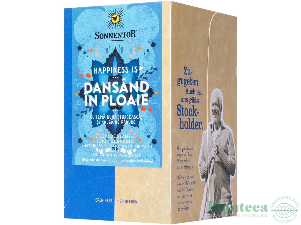 Ceai Happiness is Dansand in ploaie eco 18dz - SONNENTOR