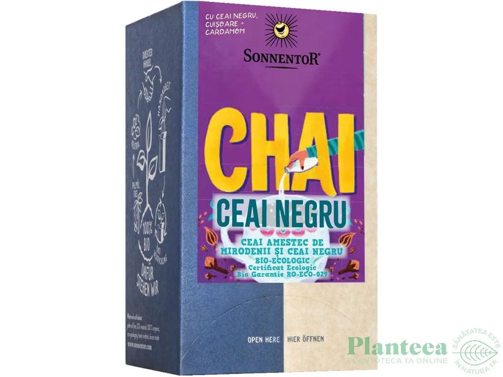 Ceai negru Chai eco 18dz - SONNENTOR