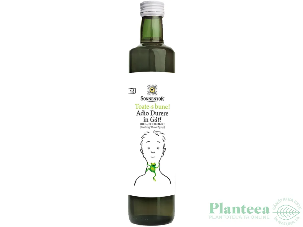 Sirop concentrat Toate~s Bune! adio durere in gat eco 250ml - SONNENTOR