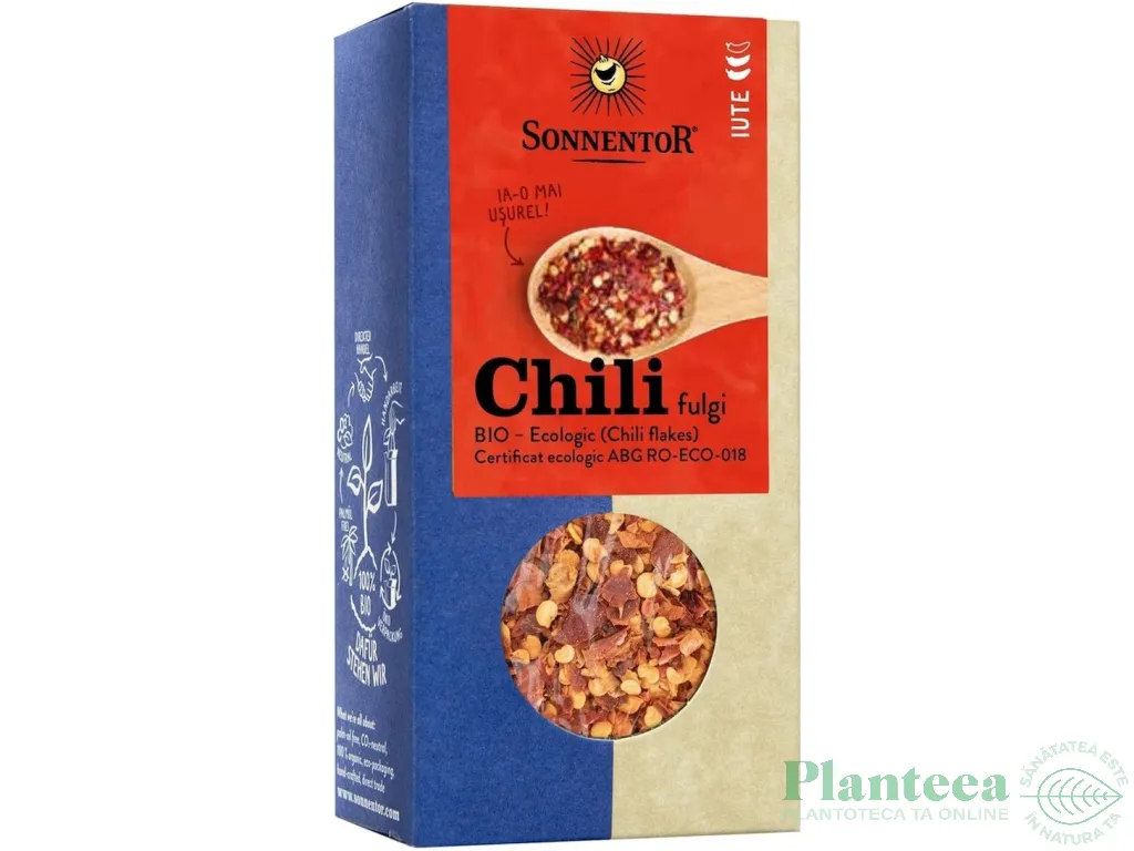 Condiment chilli fulgi eco 45g - SONNENTOR